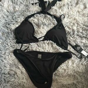 black fashion nova bikini